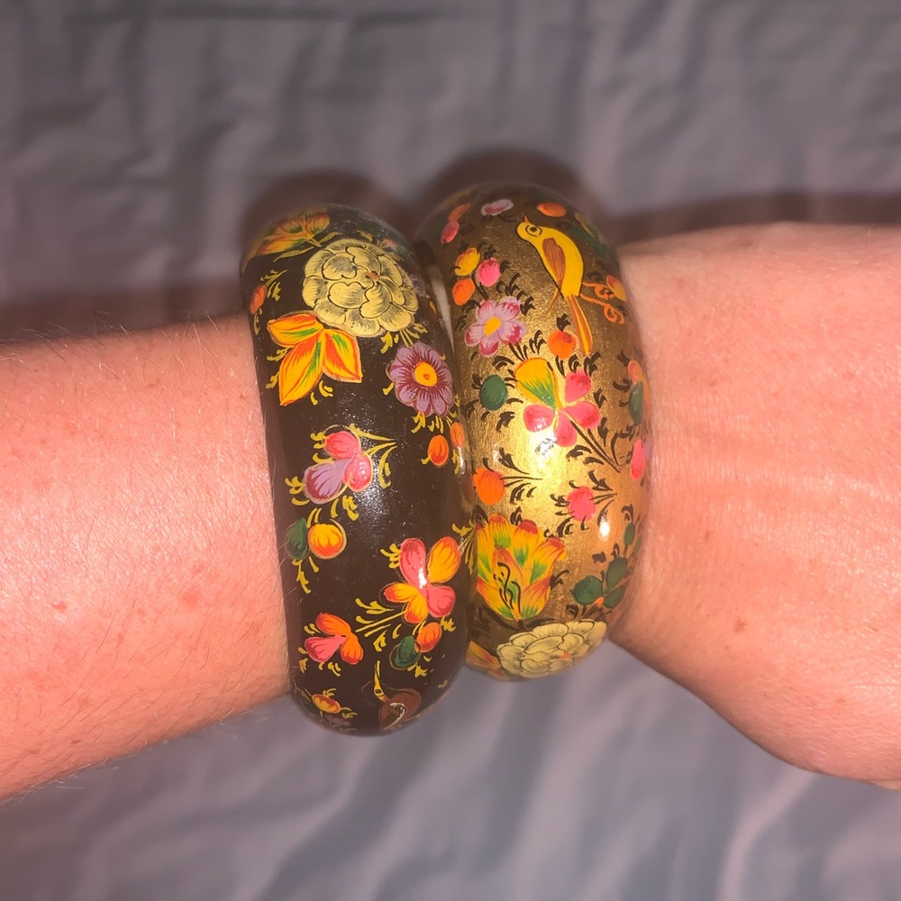 Wooden Bangle Bracelets